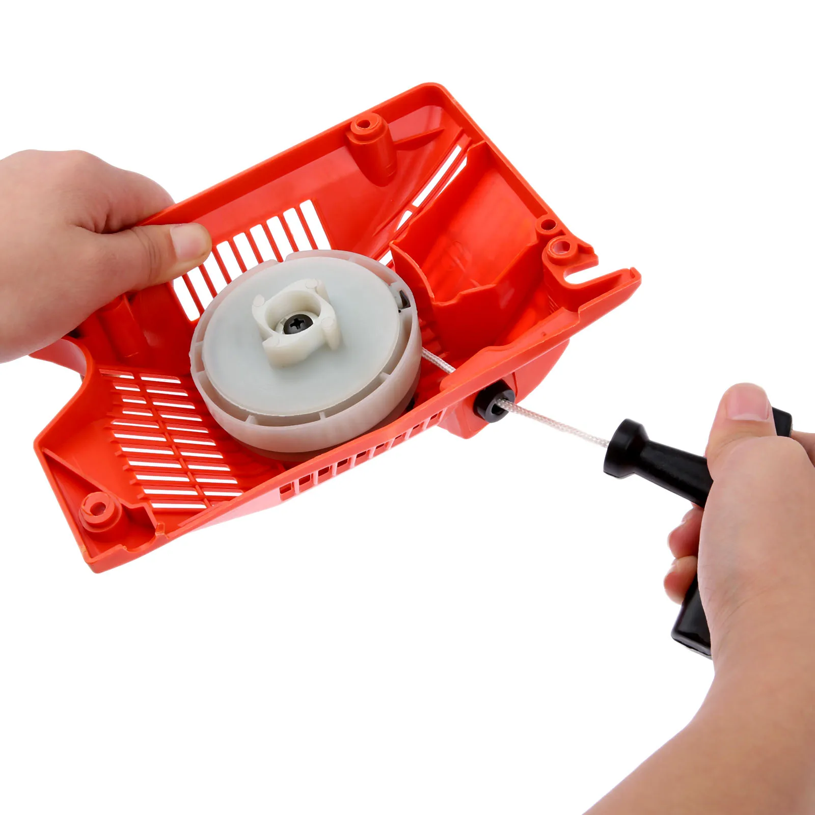 DRELD 45cc 52cc 58cc Chainsaw Parts Single Recoil Pull Starter Assembly Chainsaw Spares For Chinese Chainsaw 4500/5200/5800 DRELD 45cc 52cc 58cc Chainsaw Parts Single Recoil Pull Starter Assembly Chainsaw Spares For Chinese Chainsaw 4500/5200/5800