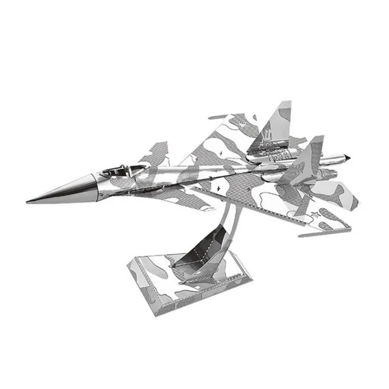 SU 34 warplane Mutil Стили 3D металлическая головоломка модель DIY лазерная резка ручной
