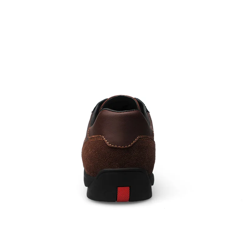Мужская повседневная обувь из натуральной кожи коричневого и черного цвета, Мужская офисная Свадебная обувь, кожаная обувь, модные Прогулочные кроссовки в британском стиле