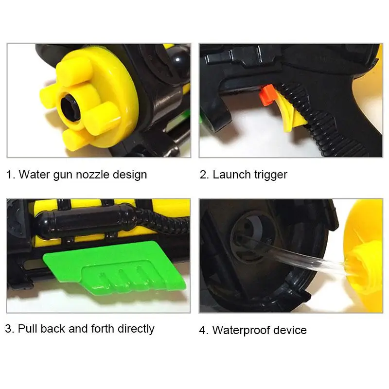 Водяные Пистолеты для мальчиков и девочек, детские пляжные игрушки, водяные бластеры высокого давления