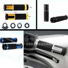 Красочные наклейки CNC мотоцикл ручка бар ручки 22 мм moto grip для kawasaki honda suzuki benelli yamaha руль Мото Аксессуары