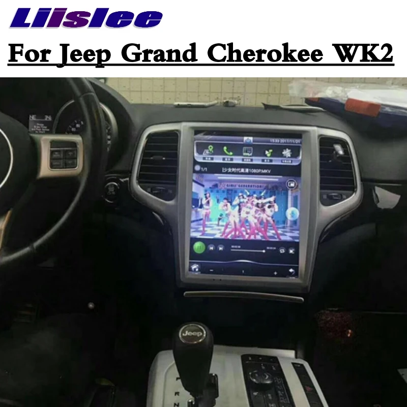 For Jeep Grand Cherokee WK2 2011~2018 NAVI 2G RAM LiisLee Car Multimedia GPS WIFI Audio Radio Navigation MAP Large Screen 2