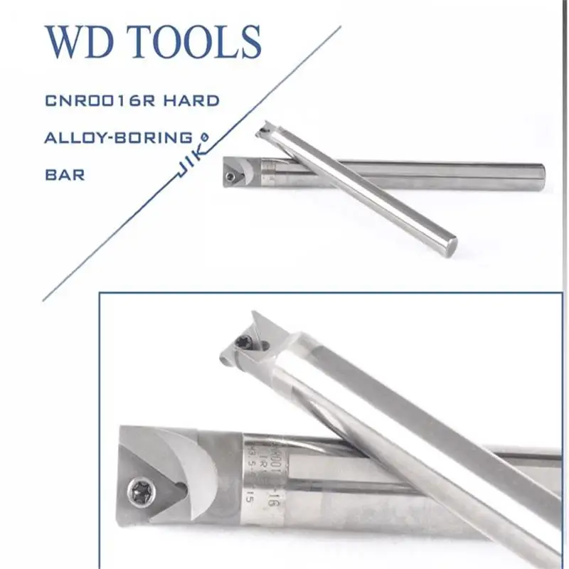 0High Quality CNR0006J-06  PRC Carbide 16IR Insert Internal External Thread CNC Blade Lathe Threading Boring Bar Holder For CNC