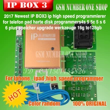 Gsmjustoncct ipbox 3 IP BOX3 ip высокий программатор для телефона pad жесткие диски для 4S 5 5c 5S 6 6plus инструменты для обновления памяти 16g to128gb
