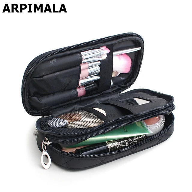 Travel Makeup Bag With Brush Compartment Travel Makeup Bag With Brush Compartment