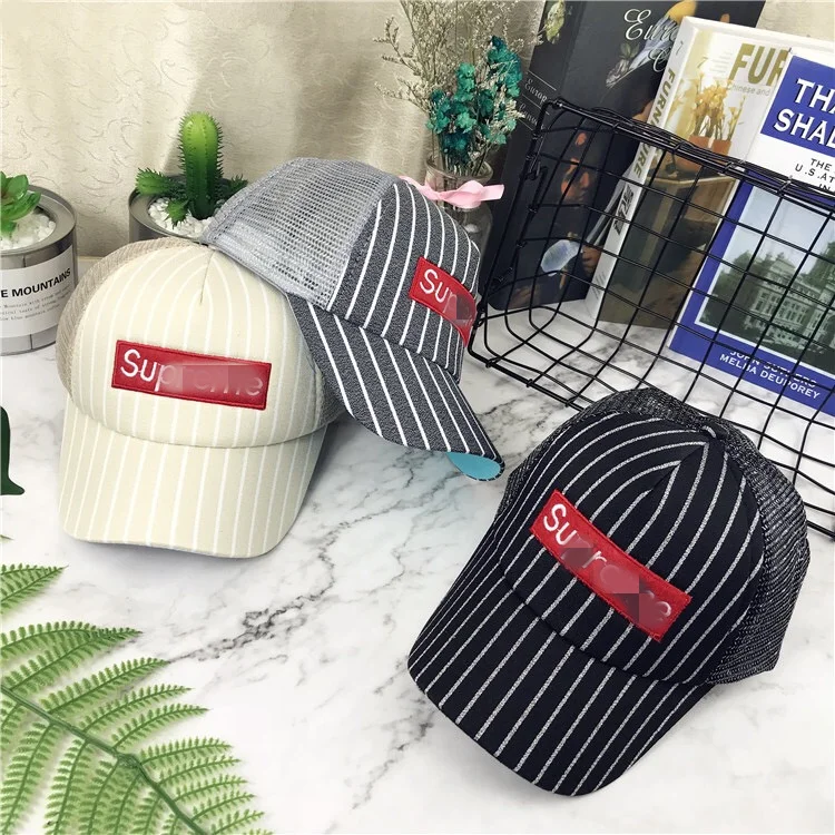 

2019 New Men Womens Letters SP Baseball Cap for kids 2-5 years Adjustable Sport sun Hat boy girl Mesh Breathable Snapback Cap