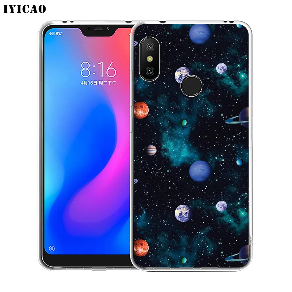 Мягкий силиконовый чехол для телефона IYICAO niverse Planets Stars Xiaomi Redmi 4A 5A 6A Note 7 6 5 Pro Plus 4X