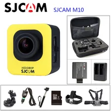 Envío Libre!! Original SJCAM M10 de Buceo 30 m Impermeable Acción Deporte Cámara + Extra 1 unids Batería + Cargador de batería