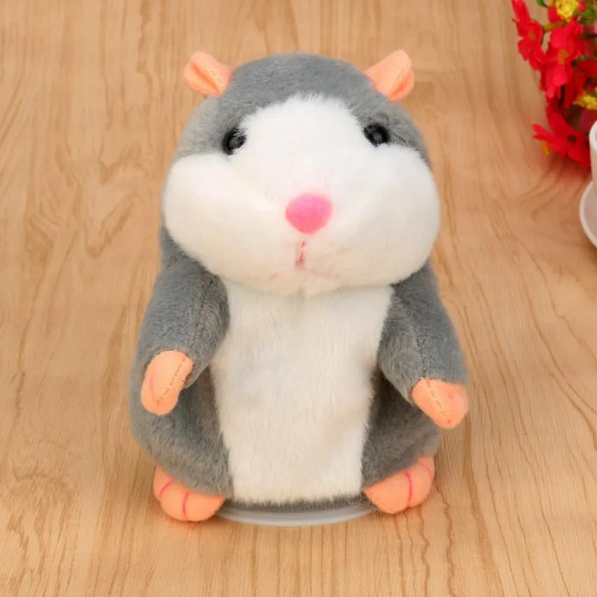 

Low Price Loss Sale Adorable Interesting Speak Talking Record Hamster Mouse Plush Kids Toys Stress Relief Toy Funny Kids Gift