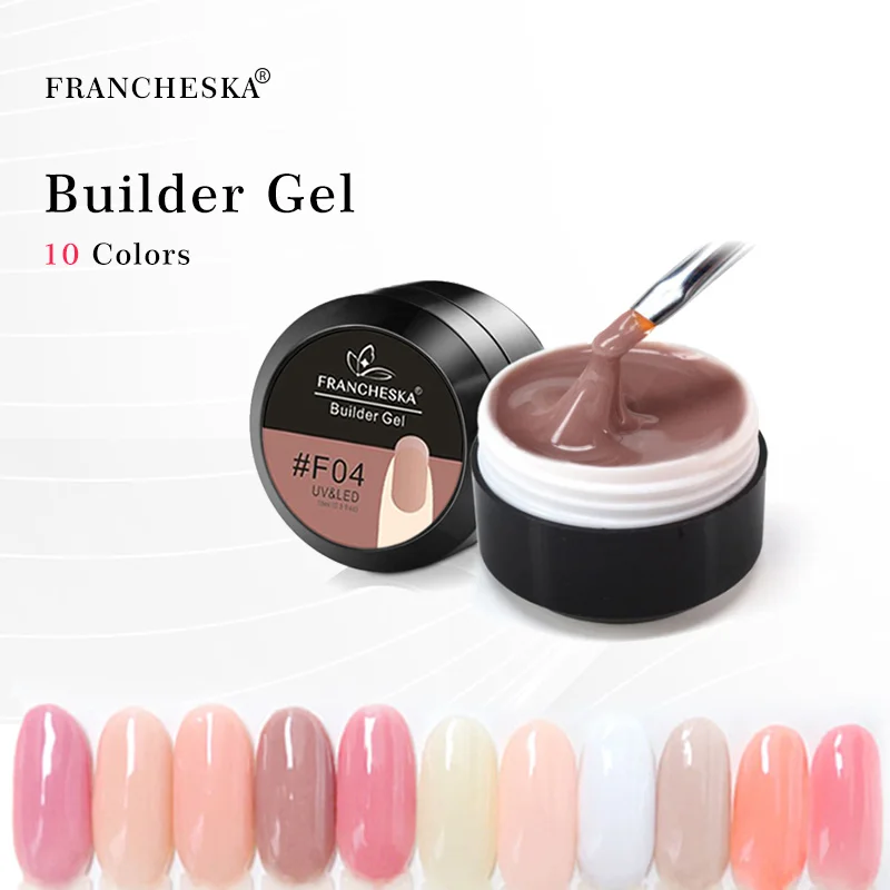 Francheska-nail-decoration-crystal-nail-Pink-White-Clear-UV-transparent-Builder-Nail-Art-UV-Gel-Nailarth (3)