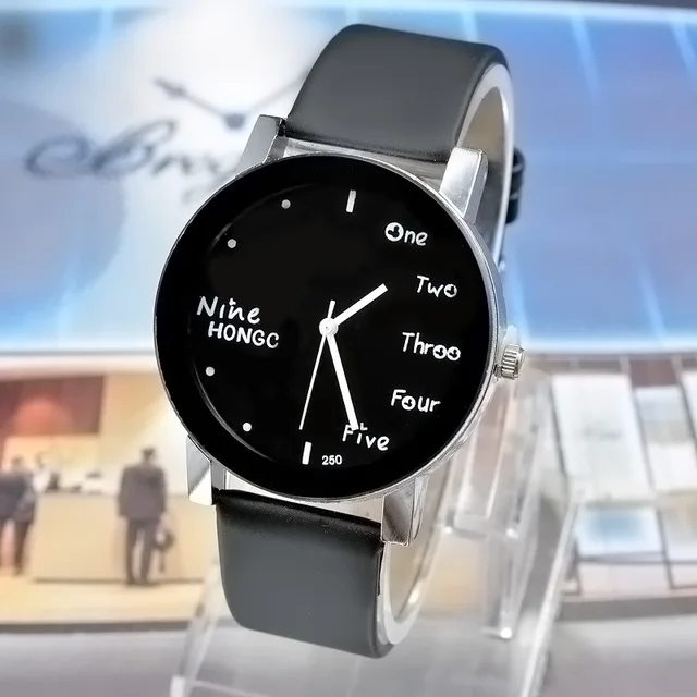 Korean Style English Letters Watches Men Lovers' Analog Watch School Students Cl Korean Style English Letters Watches Men Lovers' Analog Watch School Students Cl
