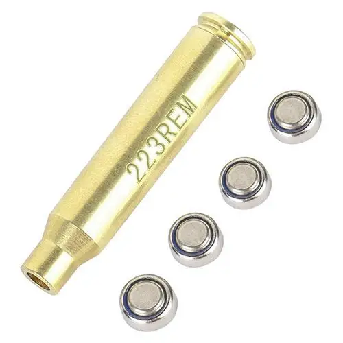 

223 5.56mm Rem Gauge Laser Bore Sighter Red Dot Cartridge Boresight Scope
