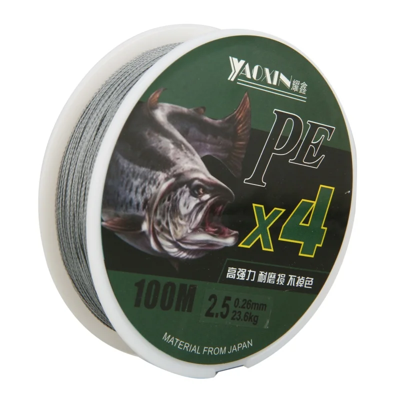 

New 100M PE Braided Fishing Line 4 Stands 10-80LB Multifilament Fishing Line For Carp Fishing Wire for All Fishing