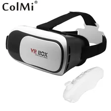 VR SCATOLA 2.0 occhiali di Realta Virtuale 2 + Bluetooth 3.0 Remote Controller 3D Compatibile 3.5-6 Pollice Del Telefono VR auri