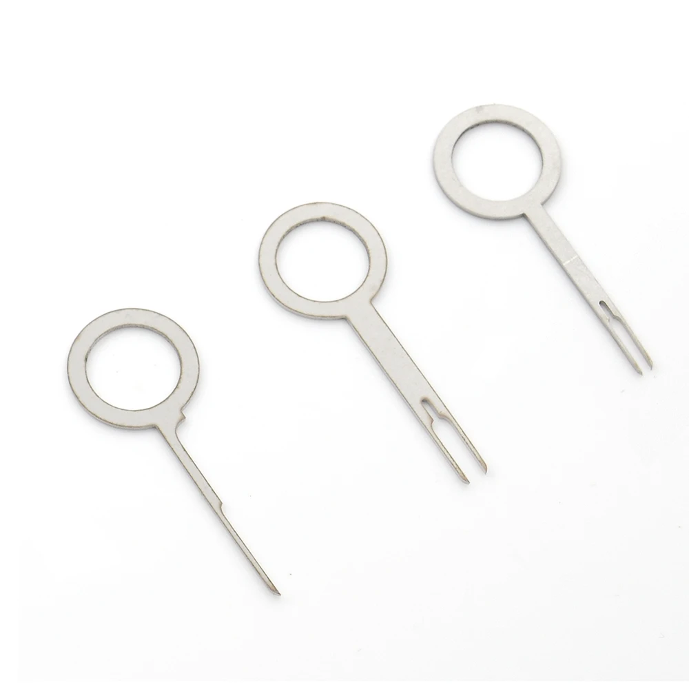 Car Terminal Tools 3pcs Auto Car Plug Circuit Board Wire Harness Terminal Extraction Pick Connector Crimp Pin Back Needle Remove Tool Set