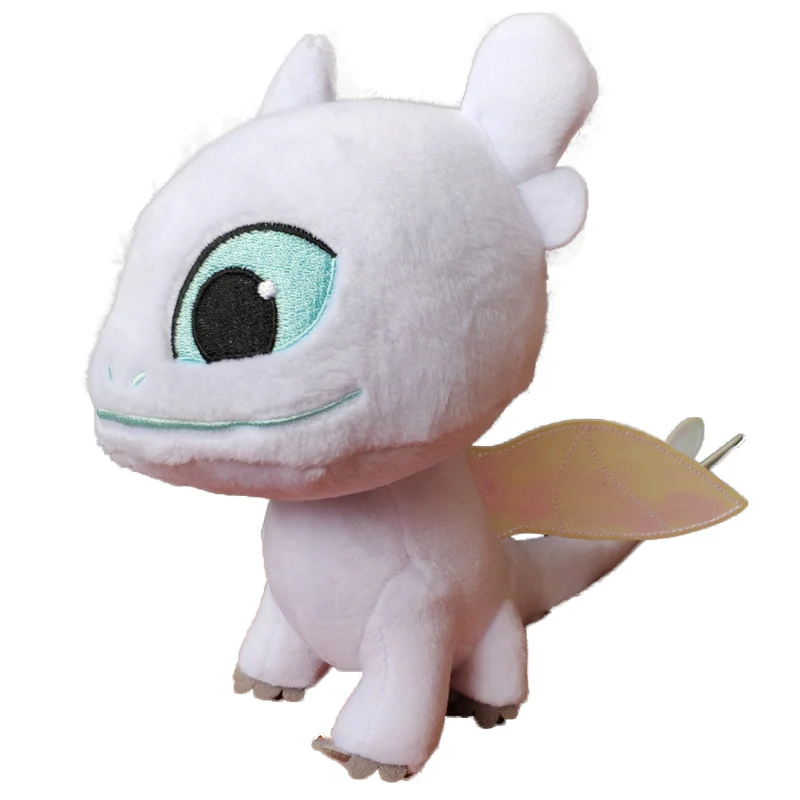

2019 15cm White Toothless How to Train Your Dragon 3 Plush Toy Night Fury Soft White Dragon Stuffed Animal Doll Toys Light Fury