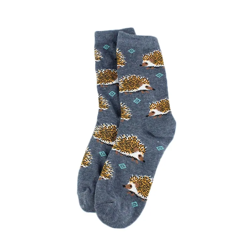 Креативные хлопчатобумажные забавные носки в стиле Харадзюку для женщин, новинка, жаккардовые милые носки для суши, Гамбург, хот-дог, Sokken, Calcetines Mujer