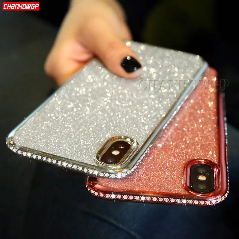 

Rhinestone Glitter Case For Samsung Galaxy A30 A50 A70 A60 A40 A20 A10 A90 S8 S9 S10 Plus S10E A5 A6 A8 A7 2018 Note9 Soft Cover