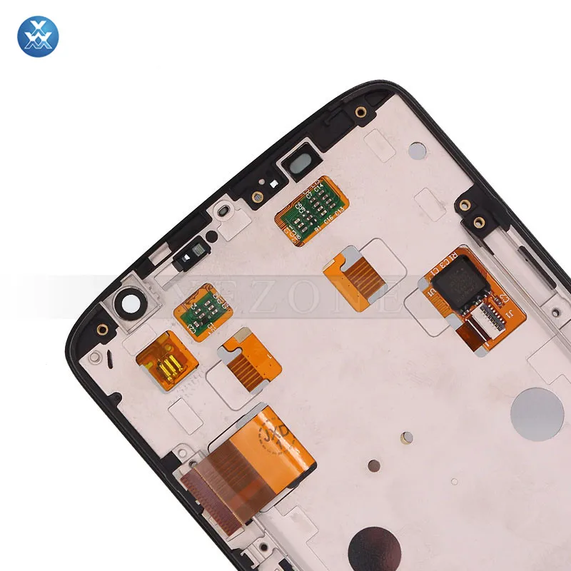 MOTO-X-Play LCD Touch Screen Assembly with Frame (5)
