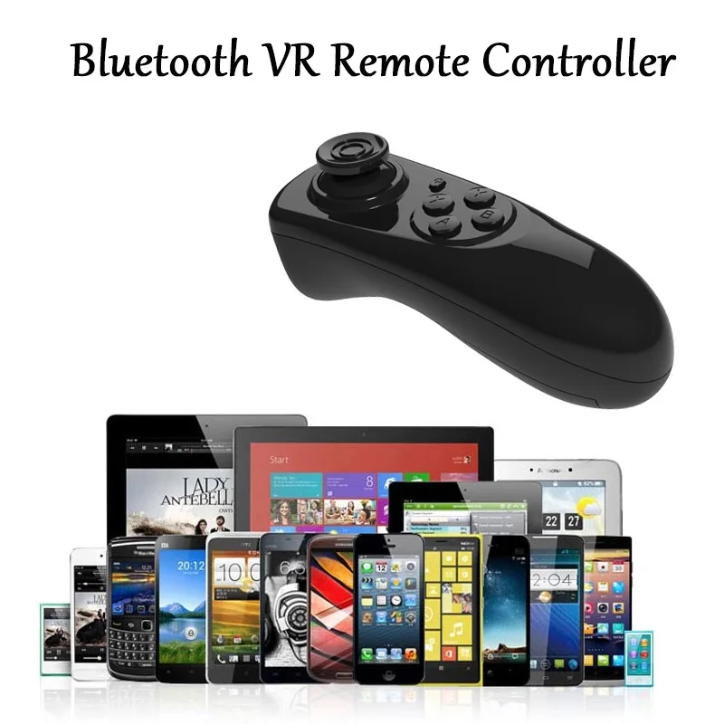 Bluetooth Gamepad Vr Controller Ios Android Phone Joystick Selfie Shutter Remote Control For Phone Pc Tv Box Smart Tv Virtual Reality Club