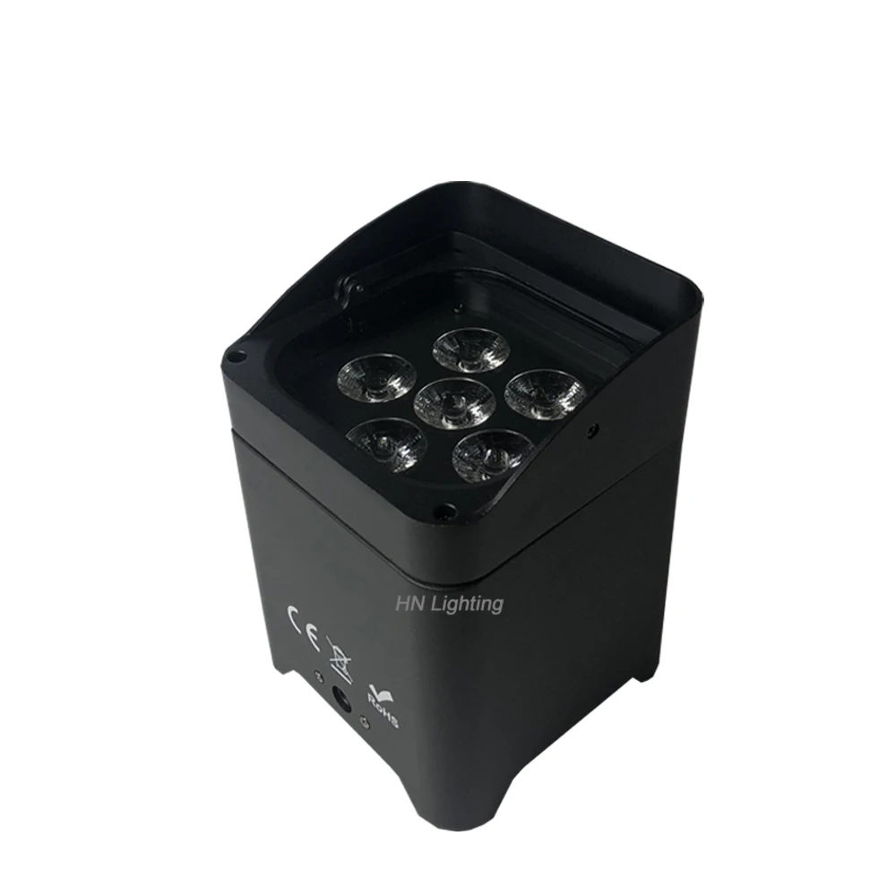 8 шт. akku uplighting 6*18 Вт DMX беспроводные питание от батарейки светодиодный Par Light RGBWA UV 6в1 smart uplights dj light