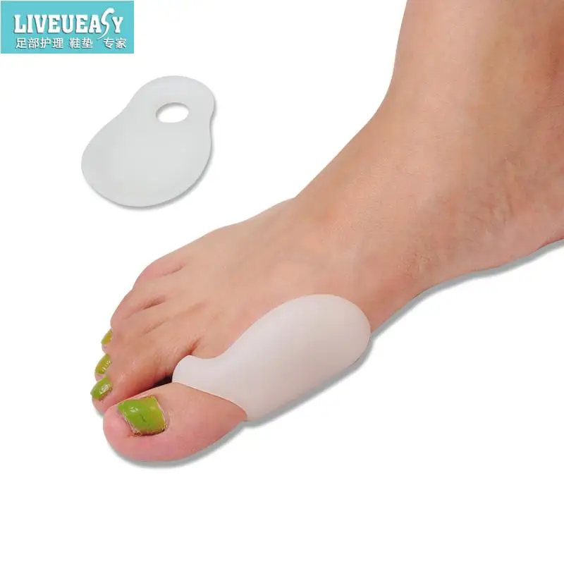 200 пар банен Чехлы большой палец протектор ног охранника большого пальца стопы боль снять вальгусной Toe Сепаратор курьером