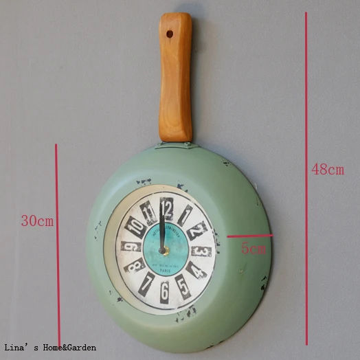 Арабские цифры металлические круглые старинные настенные часы