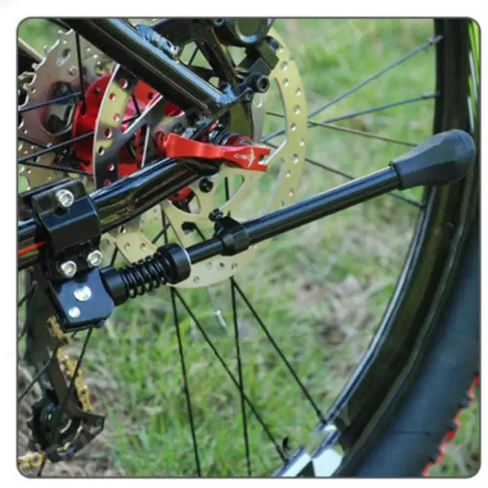 Горный велосипед Kickstand Алюминий сплав Водонепроницаемый велосипедов сторона подставка для 16/20/24/26 дюймовые шины YS-BUY