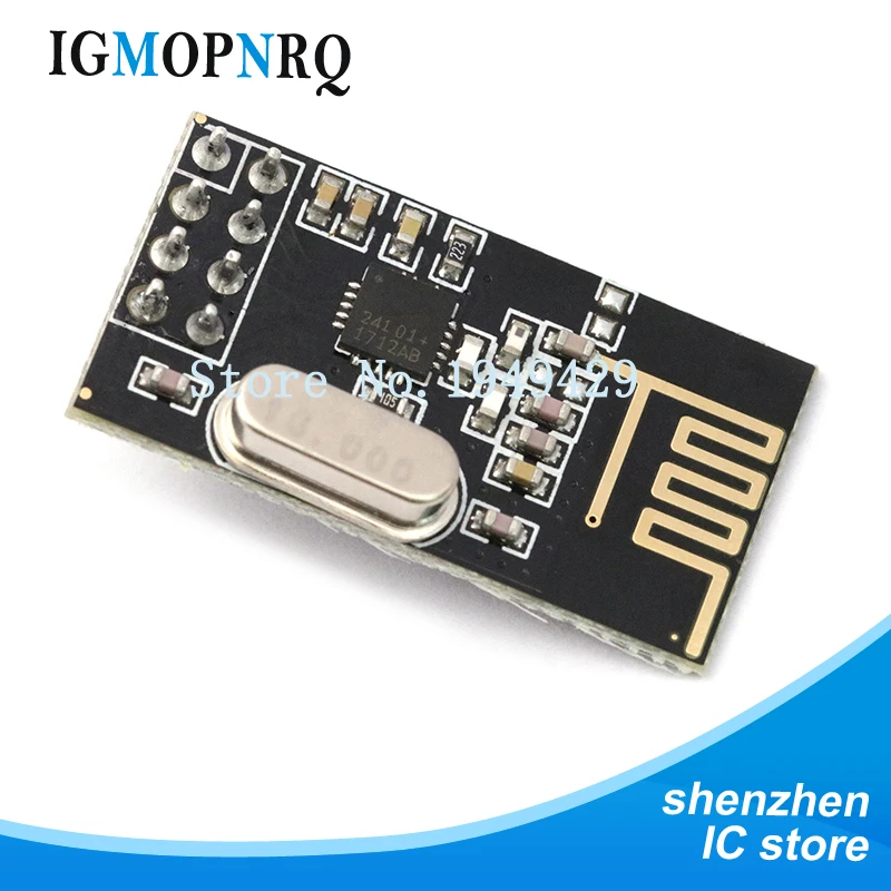 5 шт. NRF24L01 + беспроводной модуль 2 4G связи обновления | Электронные компоненты и