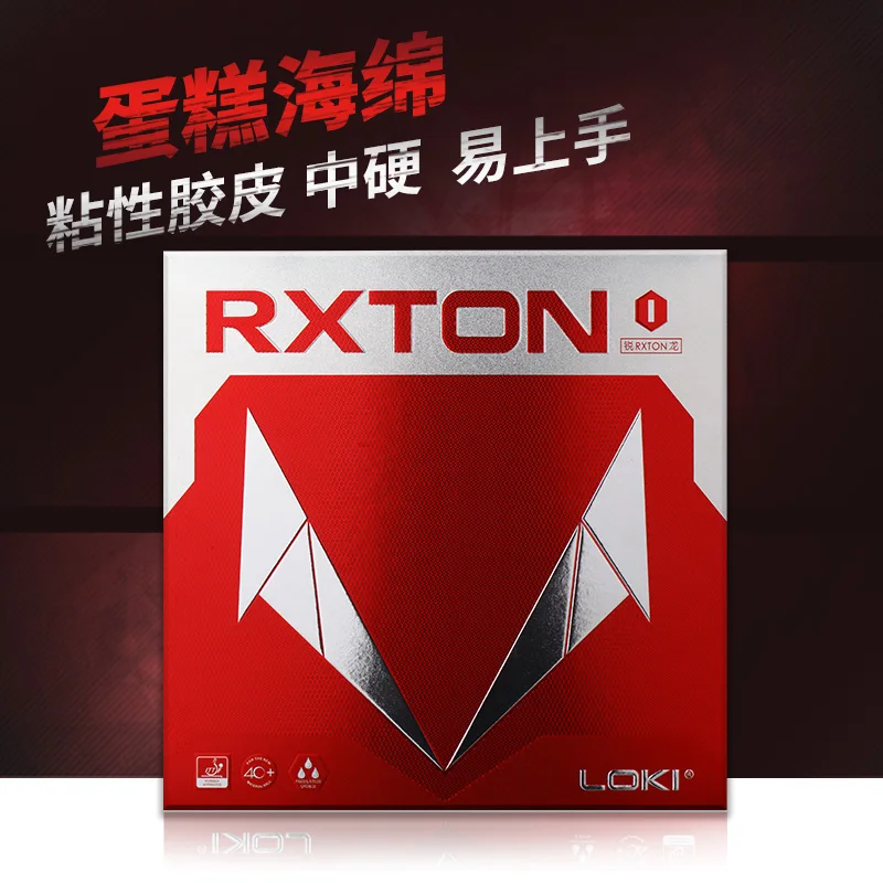 Полуклейкая резиновая губка LOKI RXTON1 RXTO3 5 ITTF для настольного тенниса пинг
