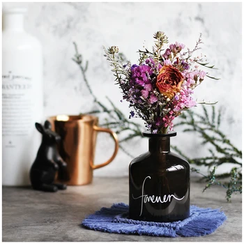 

Nordic Glass Vase Simple Creative Dried Flower Flower Home Desktop Decoration Fun Gifts Dropshipping