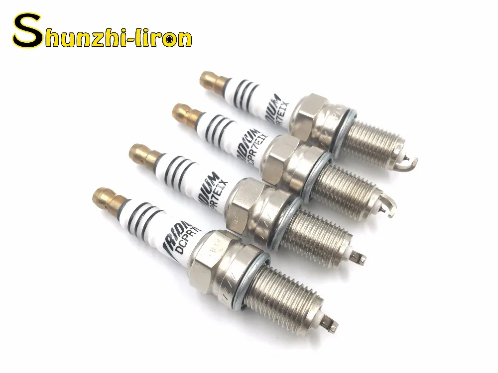 4pcs DCPR7EIX 3144 Iridium IX Spark Plugs For Harley Sportster DCPR7EIX