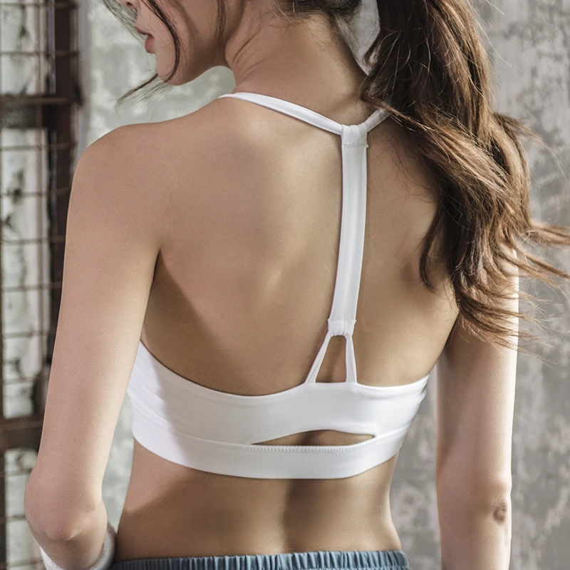 

Women Padded Sports Bra Sexy Fitness Bra High Impact Yoga Top Bra Workout Gym Shirts Push Up Running Underwear Bra Sports Shirt