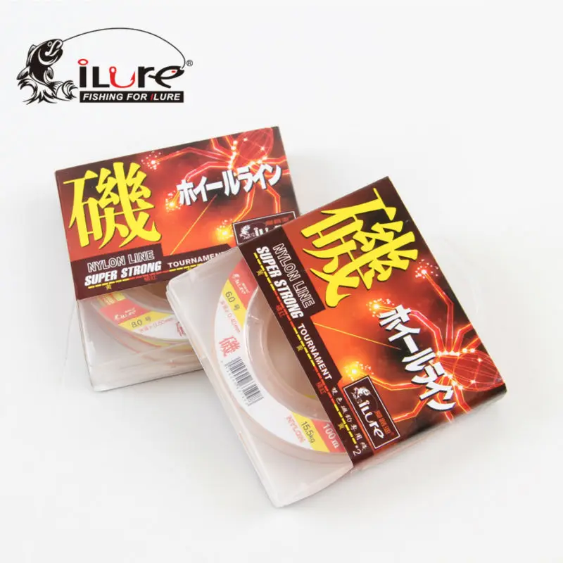 

Free shipping Rock Fishing Line Carbon Fiber 100m Spool ILURE Two Colors High Quality Fishing line Braid