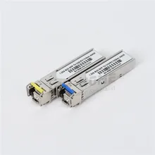 1 пара Совместимость 1000BASE-BX Двунаправленный SFP 1310 1310nmtx/1550 1270nmrx и 1550 1310nmtx/1310 1270nmrx 40 км LC Simplex SMF DDMI трансивер