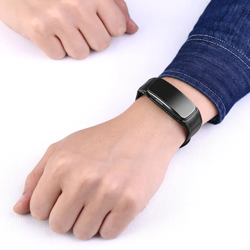 

Smart bracelet talk band bluetooth earphone fitness tracker blood pressure heart rate smart wristband watch for men dial call