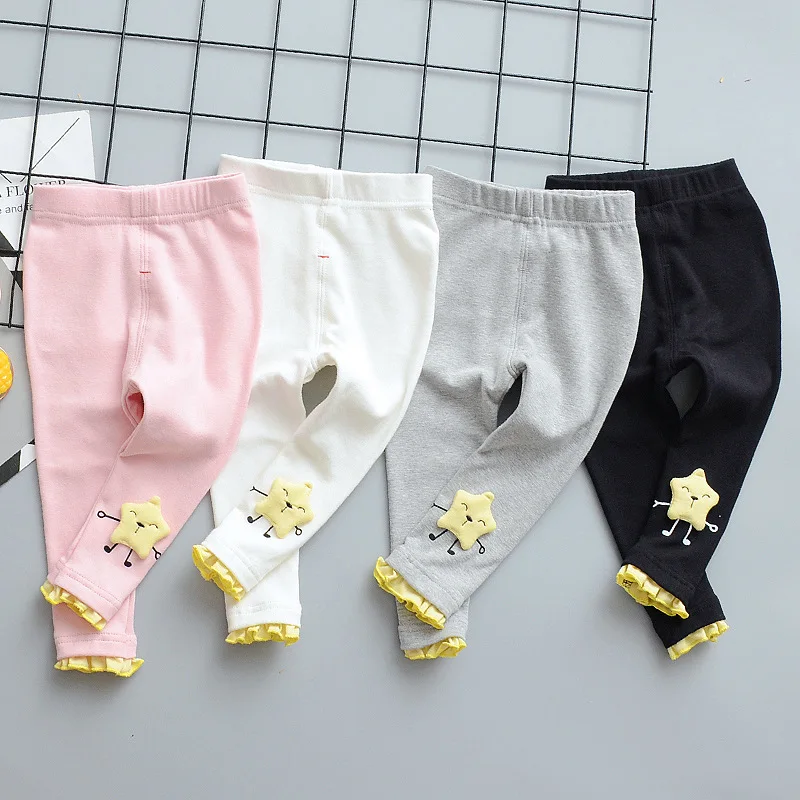 

New Baby Girl Leggings Stars Pattern Toddler Kids Pants Trousers Children Spring Autumn Skinny Pants Princess Dress Leggings