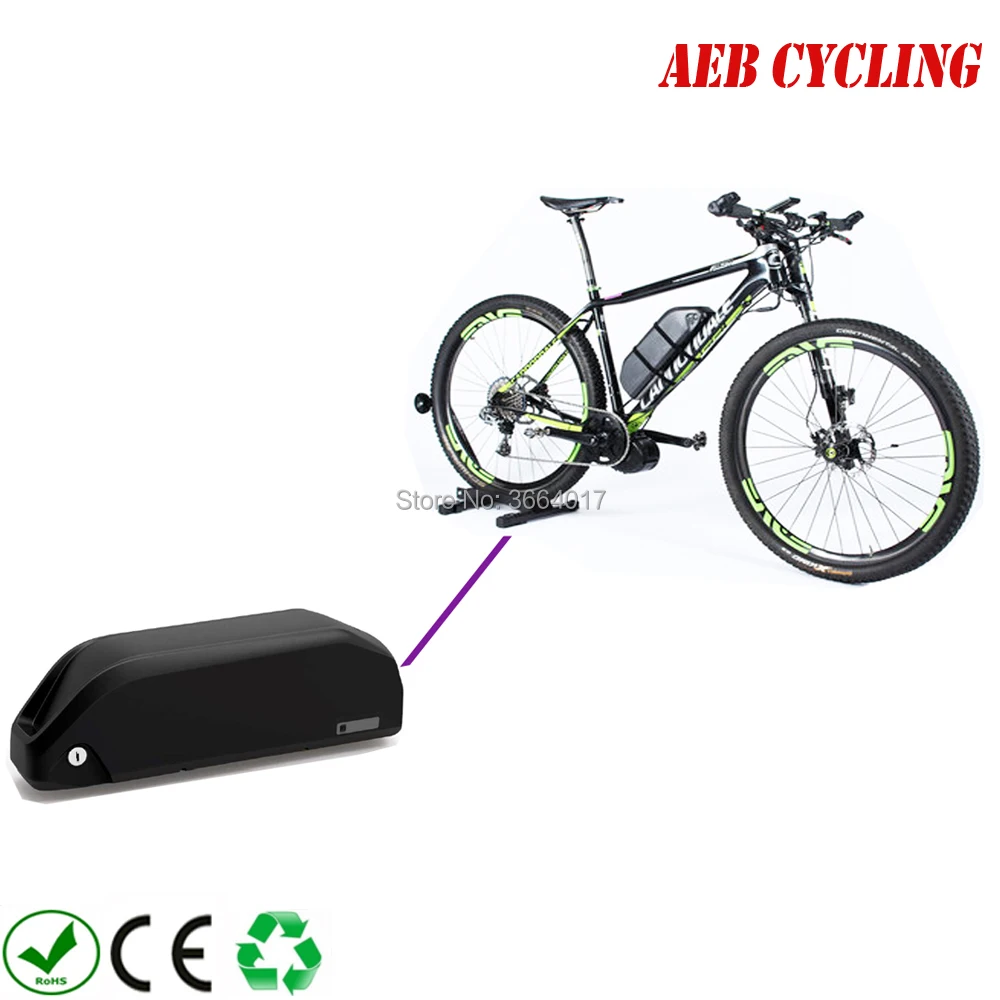 Envío Gratis jumbo tiburón polly-2 abajo tubo ebike batería caso DP-6 70 piezas de 18650 células de batería ebike para super 73 e-bike - 5