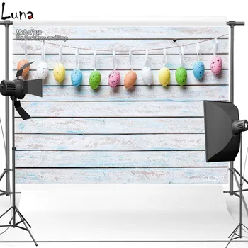 

MEHOFOTO Happy Easter Vinyl Photography Background For Newborn Wood Wall Egg New Fabric Flannel Backdrop For photo studio 299