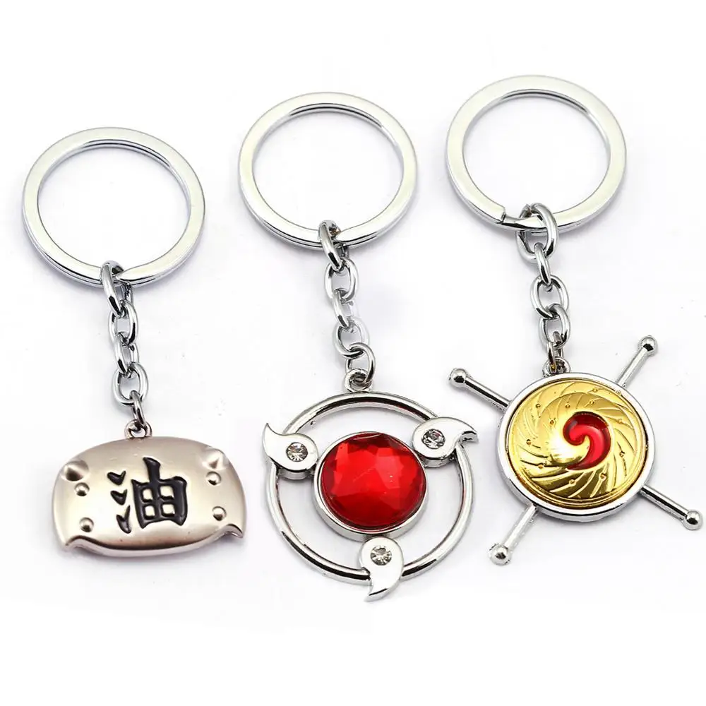 

Japan Fashion Anime Naruto Keychain Silver Fairy Tail Keychains Star Round Tanks Keychain For Men Unisex Key Chains Mens Jewelry