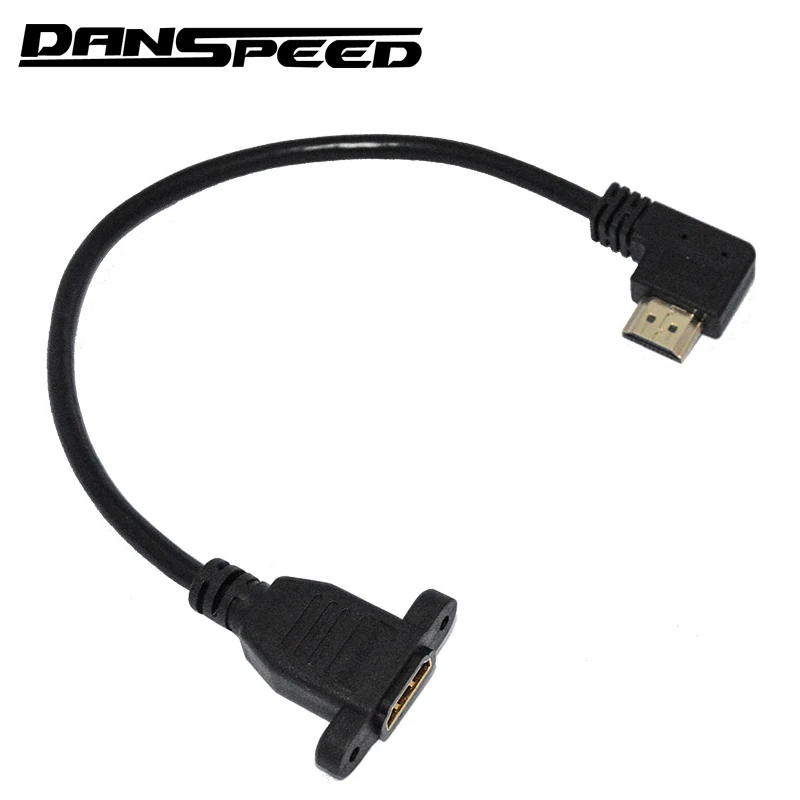 DANSPEED 20CM HDMI Right Male to HDMI Female Cable Adapter Connector