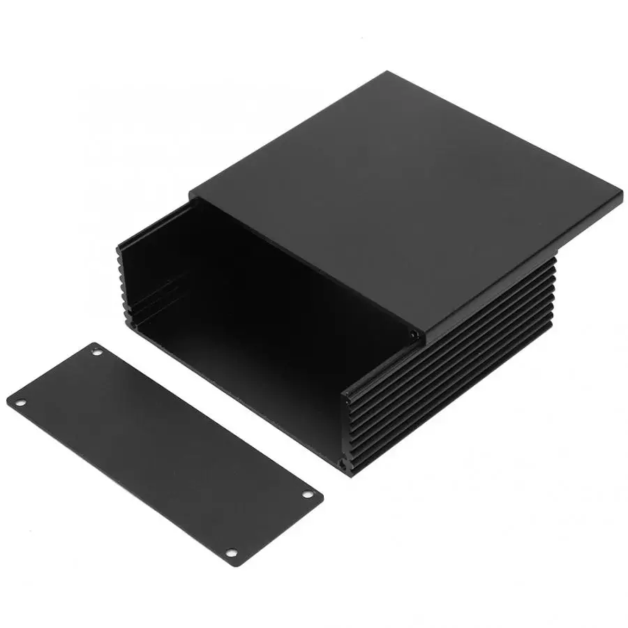 

Circuit Board Instrument Aluminum Cooling Box DIY Electronic Project Enclosure Case 40*110*100mm for Heat-dissipating