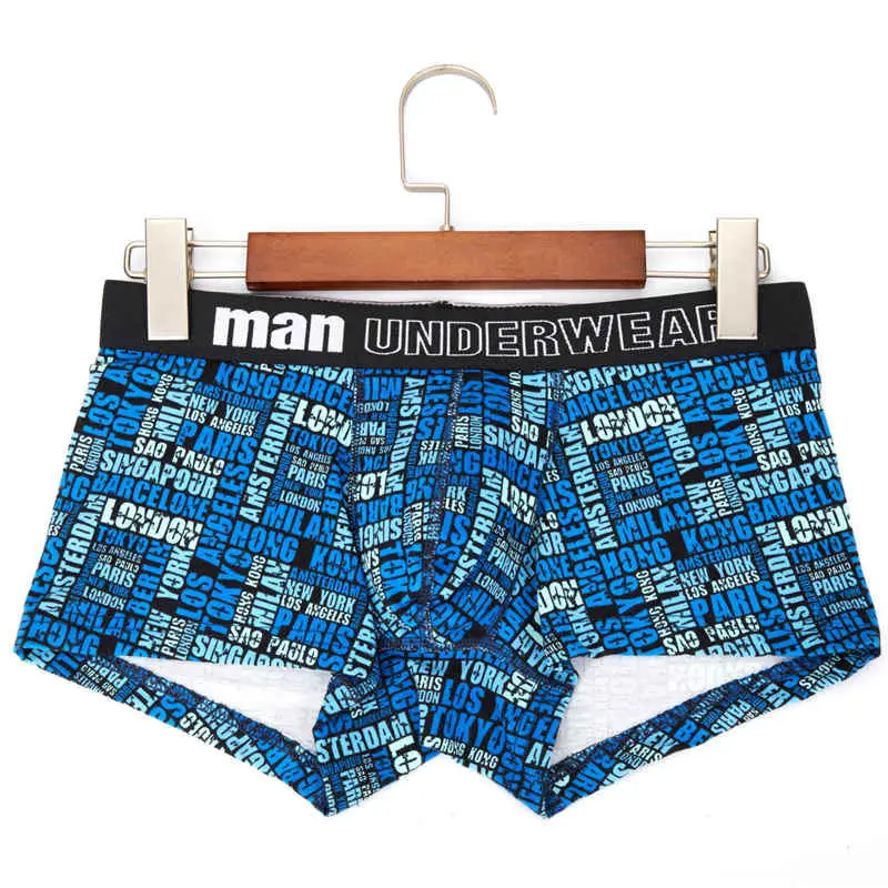 Трусы боксеры мужские хлопковые пикантное нижнее белье модные шорты|male panties|boxer
