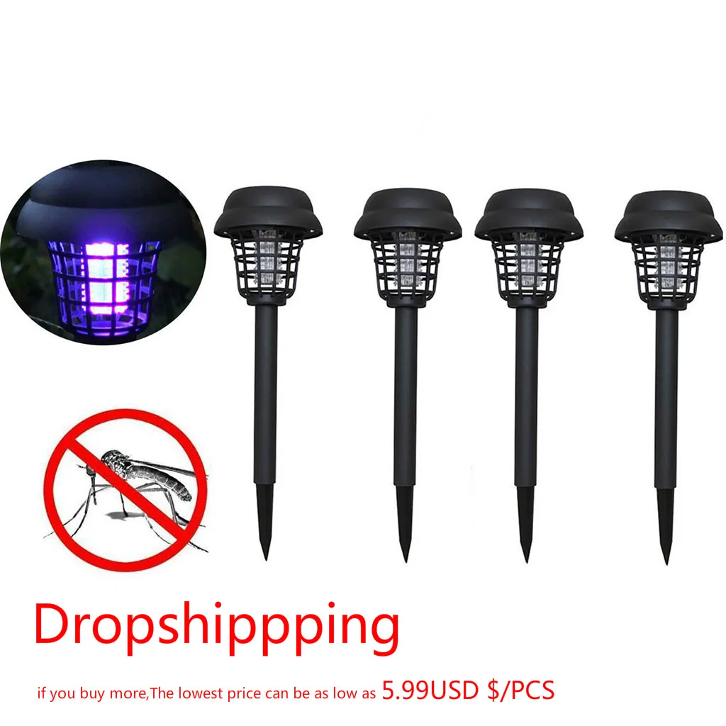 

Dropshipping Solar Mosquito Killer Outdoor Mosquito Trap Lamp Repellent Outdoors LED Anti Muggen Mata Mosquito Electrico Insect