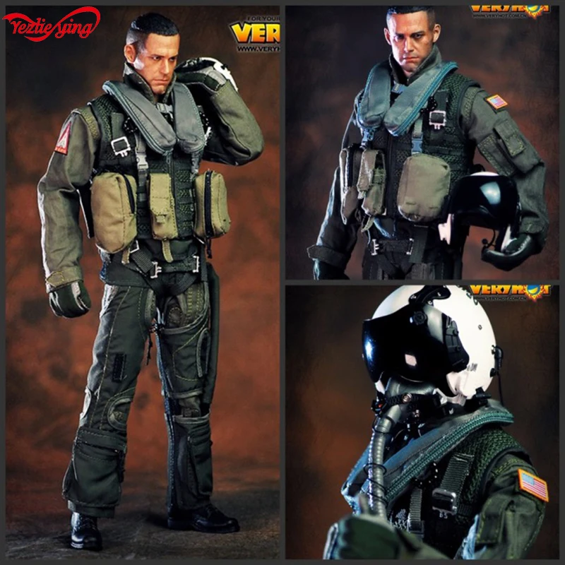 HOT FIGURE TOYS VERYHOT 1/6 VH1049 101st US Navy Fighting combat squadron pilot Equipment suit Dark Sickle Hand/Relentless Reape