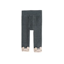 Новые милые леггинсы для маленьких девочек Теплые бархатные штаны с героями мультфильмов на осень и зиму хлопковые детские брюки Одежда для маленьких девочек