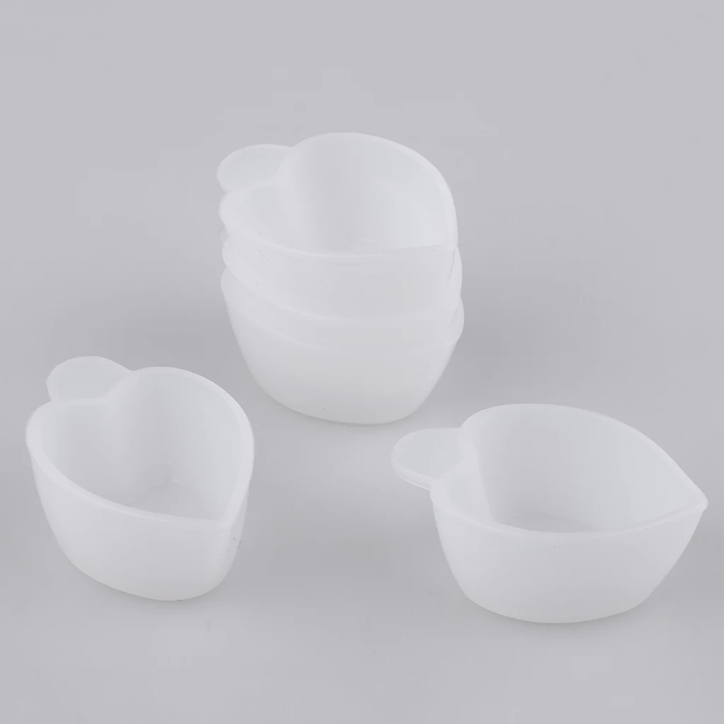5 Pack Silicone Mold Cup Reusable Epoxy Resin Mixing Cups Dispenser DIY Jewelry Making Resin Glue Tools