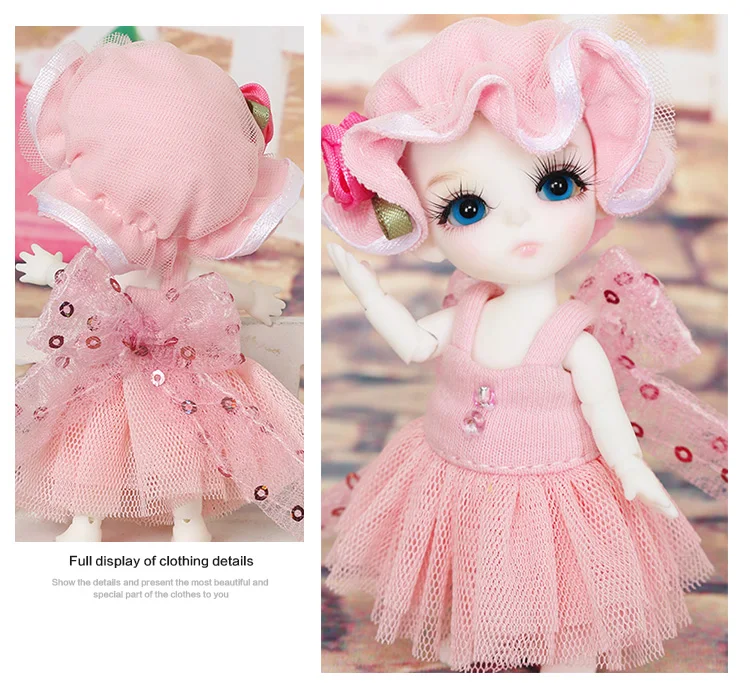 BJD SD кукольная одежда 1/12 милое платье красивая кукольная одежда для лати желтая кукла аксессуары luodoll