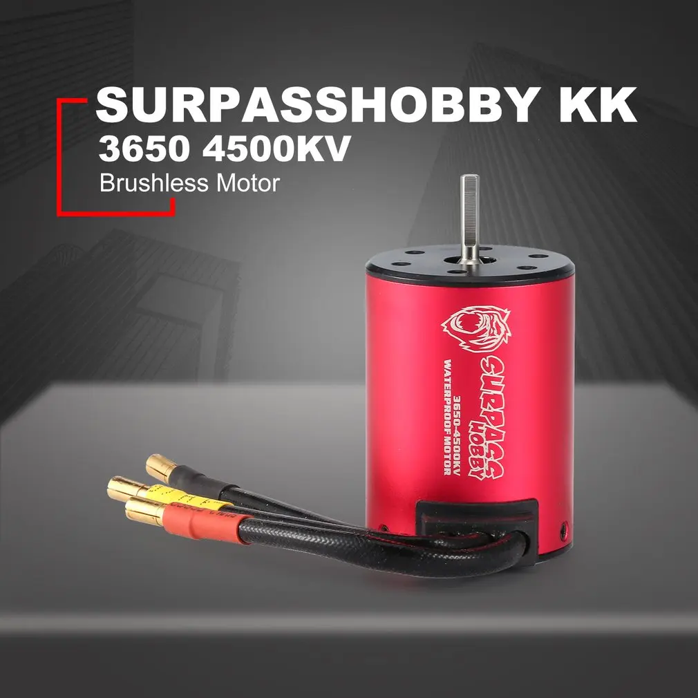 SURPASSHOBBY 3650 6900KV/5200KV/4500KV бесщеточный двигатель 2S грузовик для 1:10 GTR/Lexus 3S RC Дрифт гоночный автомобиль водонепроницаемый без сенсора