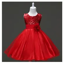 Anniversaire Tutu Robes Pour Les Filles Kids Party Robe Paillettes Rose Fleur De Mariage Robes De Soirée Enfants Princesse Robe Costumes